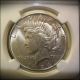 1924 U.  S.  Silver Peace Dollar - Cased And Graded Ms63 By Ngc - Dollars photo 2