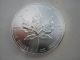 2013 Canadian Five Dollar Silver Coin.  Maple Leaf Series Very Bright Silver photo 1