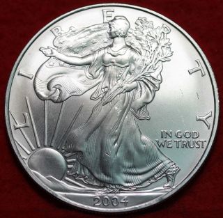 Uncirculated 2004 American Eagle Silver Dollar photo