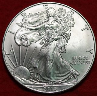 Uncirculated 2010 American Eagle Silver Dollar photo