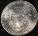 1989 American Silver Eagle Bullion Coin Key Date Choice Gem Bu Nr Silver photo 3