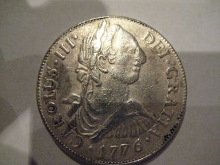 Silver,  Coin,  Scrap Or Not ? Carolus Iii Dei Gratia Date 1776 photo
