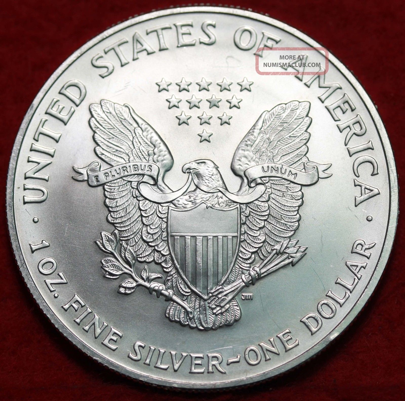 Uncirculated 2004 American Eagle Silver Dollar