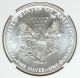 2014 American Silver Eagle Ngc Rare Struck Thru Error Gem Uncirculated Us Silver photo 3