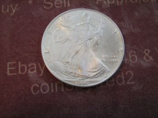 1995 Bu American Eagle Silver Dollar Coin photo