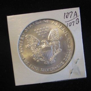 2003 Us 90% Silver Eagle - Toning 107a/107b photo