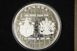 Canada 2013 $250.  9999 Fine Silver Kilo Seven Years War Commemorative photo