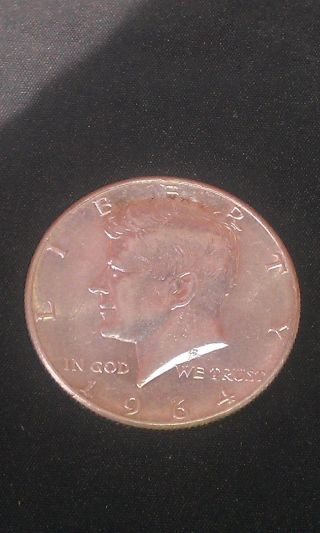 1964 Kennedy Half Dollar 90% Silver photo