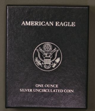 2008 W Burnished Silver American Eagle With All Issued Packaging photo