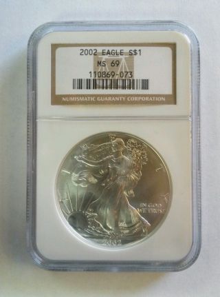 2002 Eagle $1 Ms69 Ngc photo