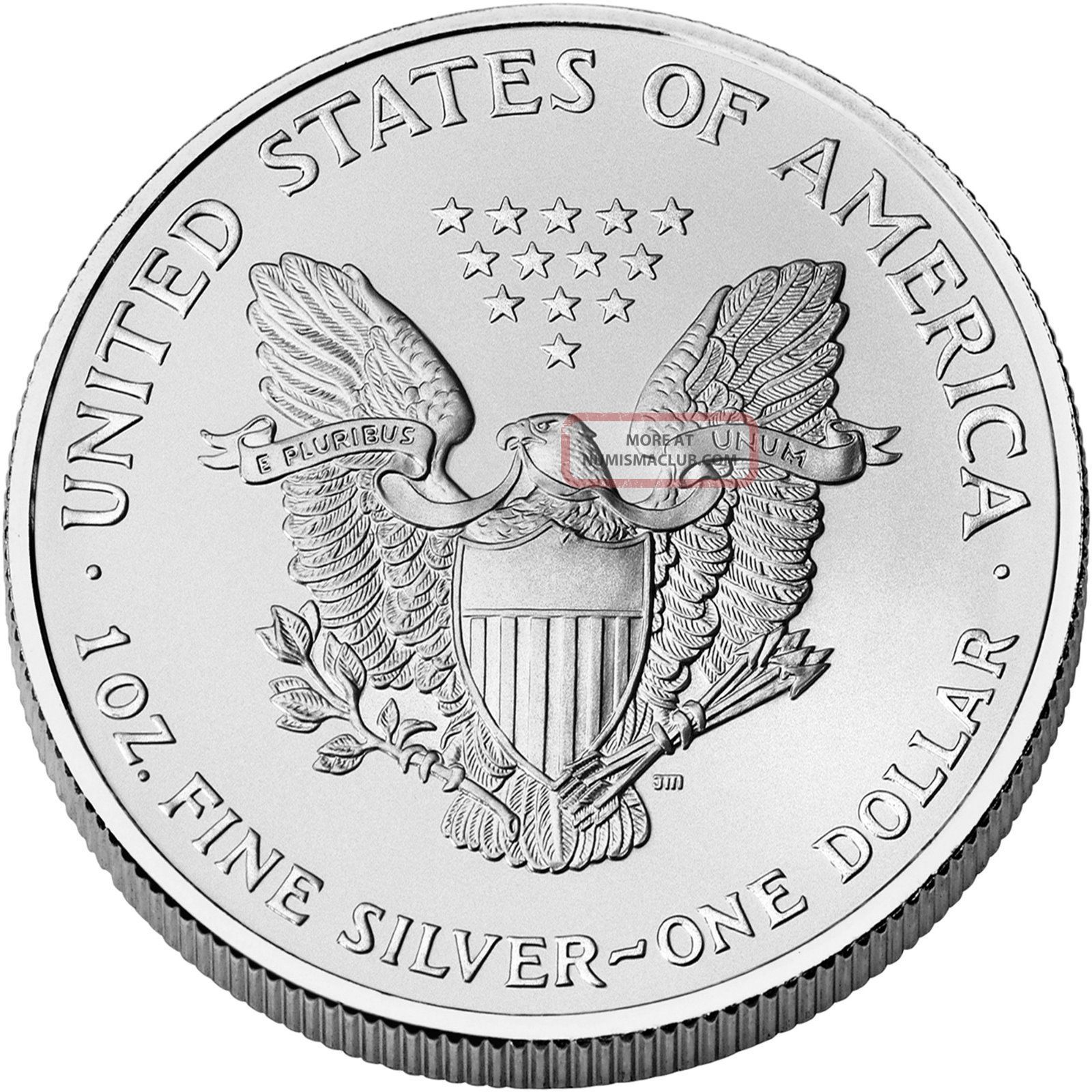 Uncirculated 1 Oz American Eagle Silver Dollar 2008 uncirculated-1-oz-american-eagle-silver-dollar-2008