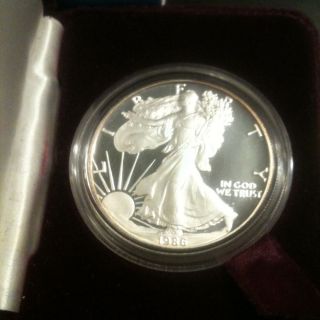 1986 S Silver Eagle Proof In Wrong Box No photo