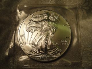 2011 Untied States Silver Eagle 1 Oz.  Fine Silver photo