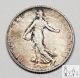 1918 France Extremely Fine Xf 1 Franc 83.  5% Silver.  1342 Asw A48 Europe photo 1