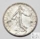 1918 France Extremely Fine Xf 1 Franc 83.  5% Silver.  1342 Asw A49 Europe photo 1