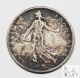 1898 France Very Good Vg Dark 1 Franc 83.  5% Silver.  1342 Asw A57 Europe photo 1