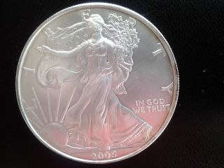 2005 American Eagle Silver Dollar,  1 Oz Silver, photo