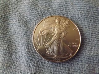 2009 American Eagle Silver Dollar 1 Oz.  999 Ungraded photo