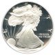 1995 - W Silver Eagle $1 Pcgs Proof 69 Dcam American Eagle Silver Dollar Ase Silver photo 2