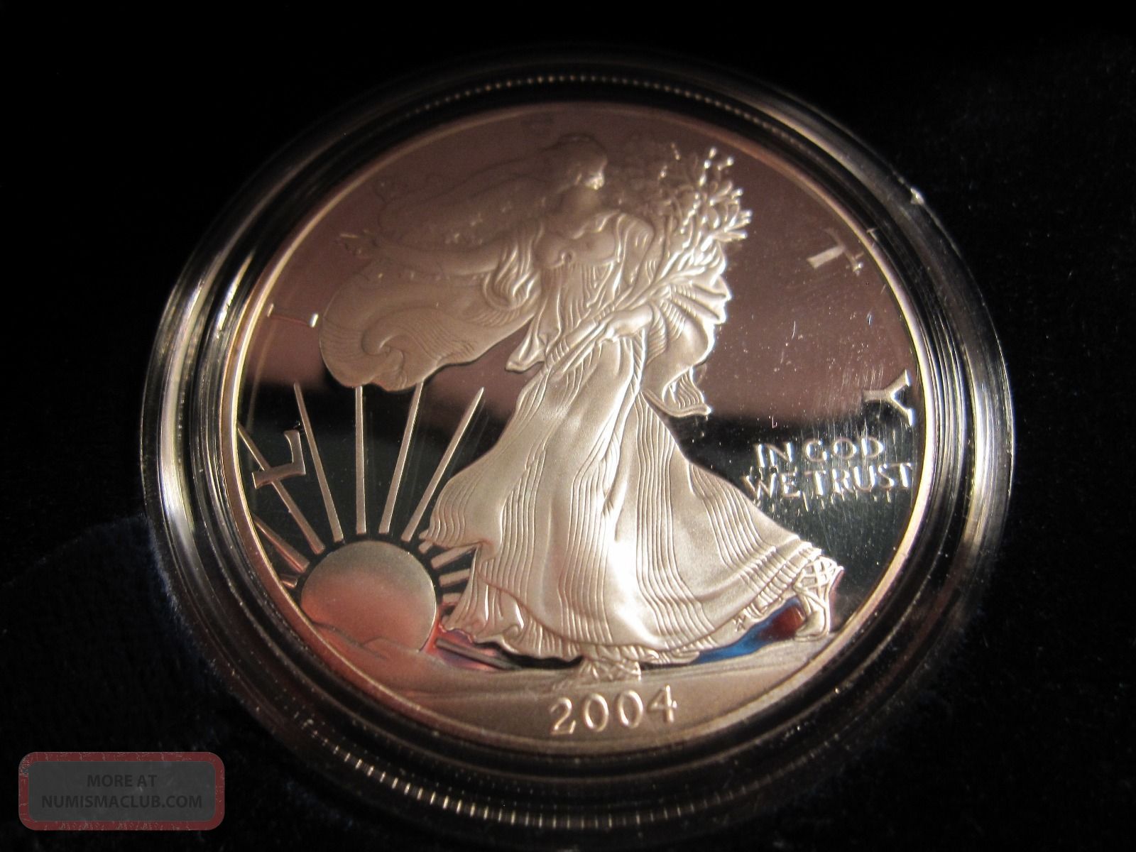 2004 - W American Eagle One Ounce Silver Proof Coin