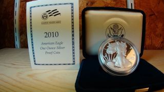 2010 Silver American Eagle One Ounce Silver Proof Coin (united States) photo