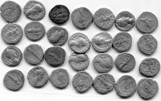 Emperor Commodus 177 - 192 Ad Roman Silver Ar Denarius Crazy General 17 photo