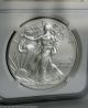 2013 Silver Eagle Burnished W Ms70 - First Release - Rare - Gold Star Label Silver photo 1