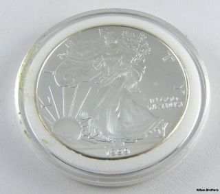 1999 American Silver Eagle - Us American 1oz.  999 Dollar Ase Investment Coin photo