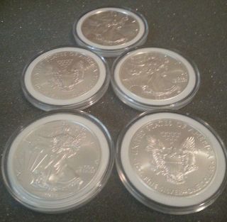 2014 American Silver Eagle One Dollar Uncirculated Ase Us Bullion Coin photo