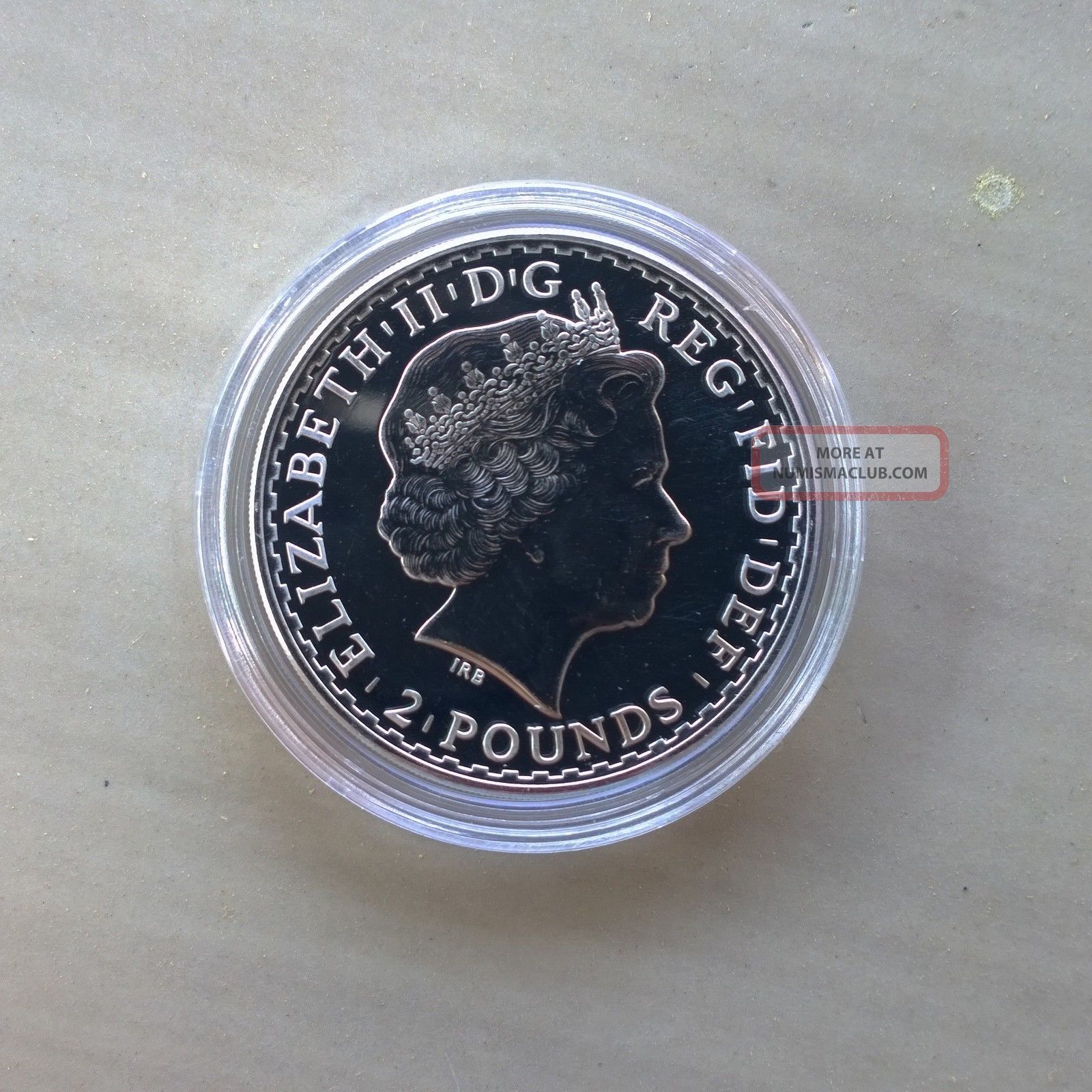 Coin Case 2014 Royal Britannia 1oz. 999 Silver Coin