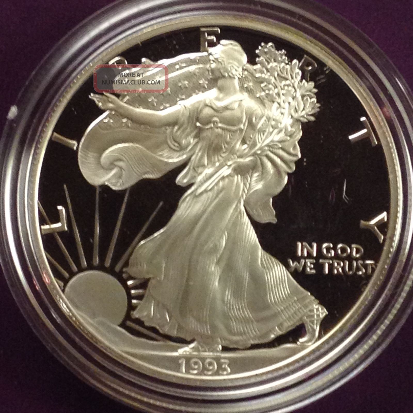 1993 P Proof Silver Eagle Dollar 1993-p-proof-silver-eagle-dollar