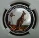 2012 - 1/2 Oz Australia Ngc Sp70 Early Releases Colorized Kangaroo Silver Coin Australia photo 1