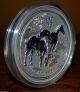 2014 - 5 Oz Australian Lunar Year Of The Horse.  999 Pure Silver Coin Australia photo 1