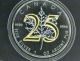2013 Canada $5 Gilded Silver Maple Leaf 1 Oz 9999 25th Anniversary Coins: Canada photo 1