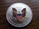 2000 American Silver Eagle,  Colorized Both Sides - Winter Theme Silver photo 4