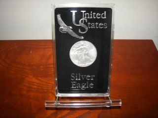 2013 United States Silver Eagle Dollar - Bu - W/ Display Lens - Take A L@@k photo