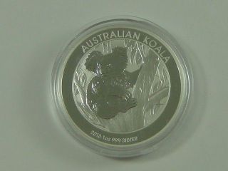 2013 1 Oz.  999 Fine Silver Australian Perth Koala photo