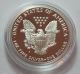 1991 - S Proof American Silver Eagle Dollar Bullion Coin W/ Case,  Box & Coins: US photo 2