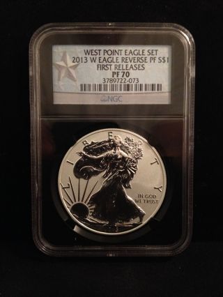 2013 W Silver Eagle Reverse Ngc Pf70 First Releases photo