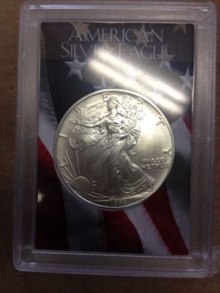 1995 American Silver Eagle Bullion Coin Key Date Uncirculated photo