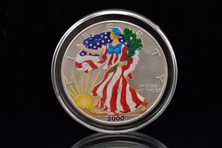 2000 Colorized American Eagle Silver Dollar photo