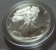 1992 - S Proof American Silver Eagle Dollar Bullion Coin W/ Case,  Box & Coins: US photo 1