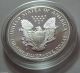 1992 - S Proof American Silver Eagle Dollar Bullion Coin W/ Case,  Box & Coins: US photo 2