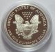 1996 - P Proof American Silver Eagle Dollar Bullion Coin W/ Box & Coins: US photo 2