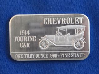 Ussc 1914 Chevrolet Mark Iv Silver Art Bar B4964 photo