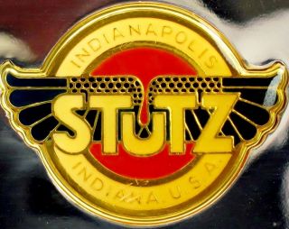 Stutz (u.  S. ) Automobile Emblem 0.  76 Oz.  925 Silver Bar Franklin + Paper photo