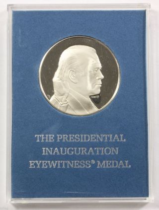 1974 Gerald Ford Sterling Silver Inauguration Eyewitness Medal - 70178 photo