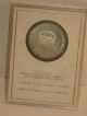 Gerald R Ford Sterling Silver 1975 Commemorative Rnc Medal In Case W/signature Silver photo 1