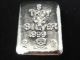 4 X 5 Troy Oz Silver Hand Poured Bullion Bar.  999 Fine/pure/skull (20 Ozs Total) Silver photo 2