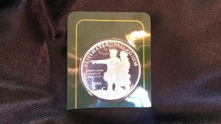 2004 Stillwater Palladium Coin 1 Troy Oz.  9995 Round Buffalo Lewis And Clark photo